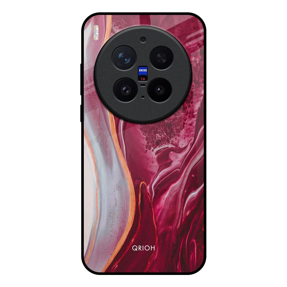 Crimson Ruby Vivo X300 Pro 5G Glass Back Cover Online