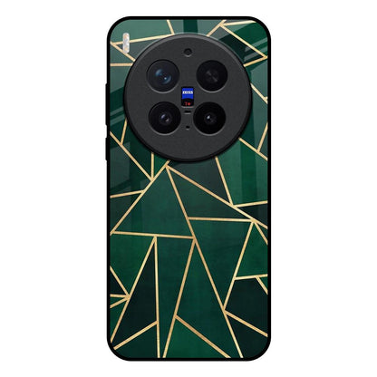 Abstract Green Vivo X300 Pro 5G Glass Back Cover Online