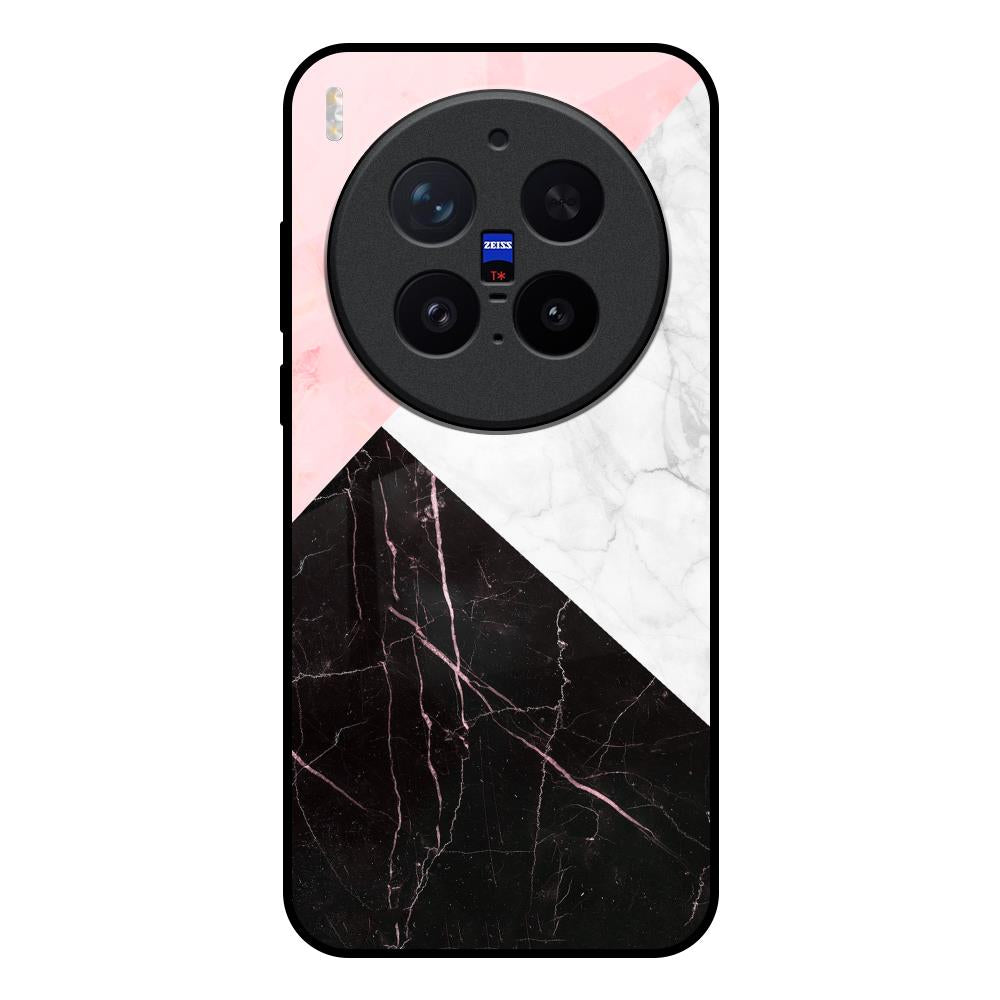 Marble Collage Art Vivo X300 Pro 5G Glass Back Cover Online