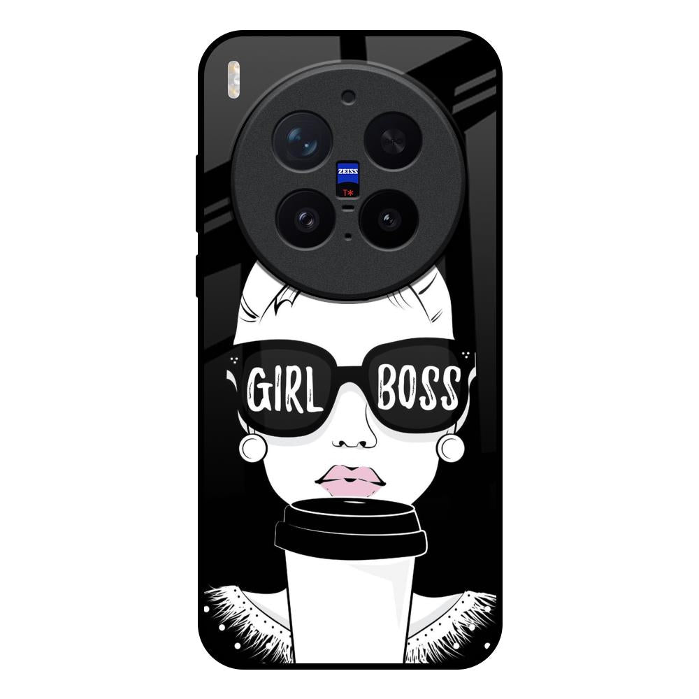 Girl Boss Vivo X300 Pro 5G Glass Back Cover Online