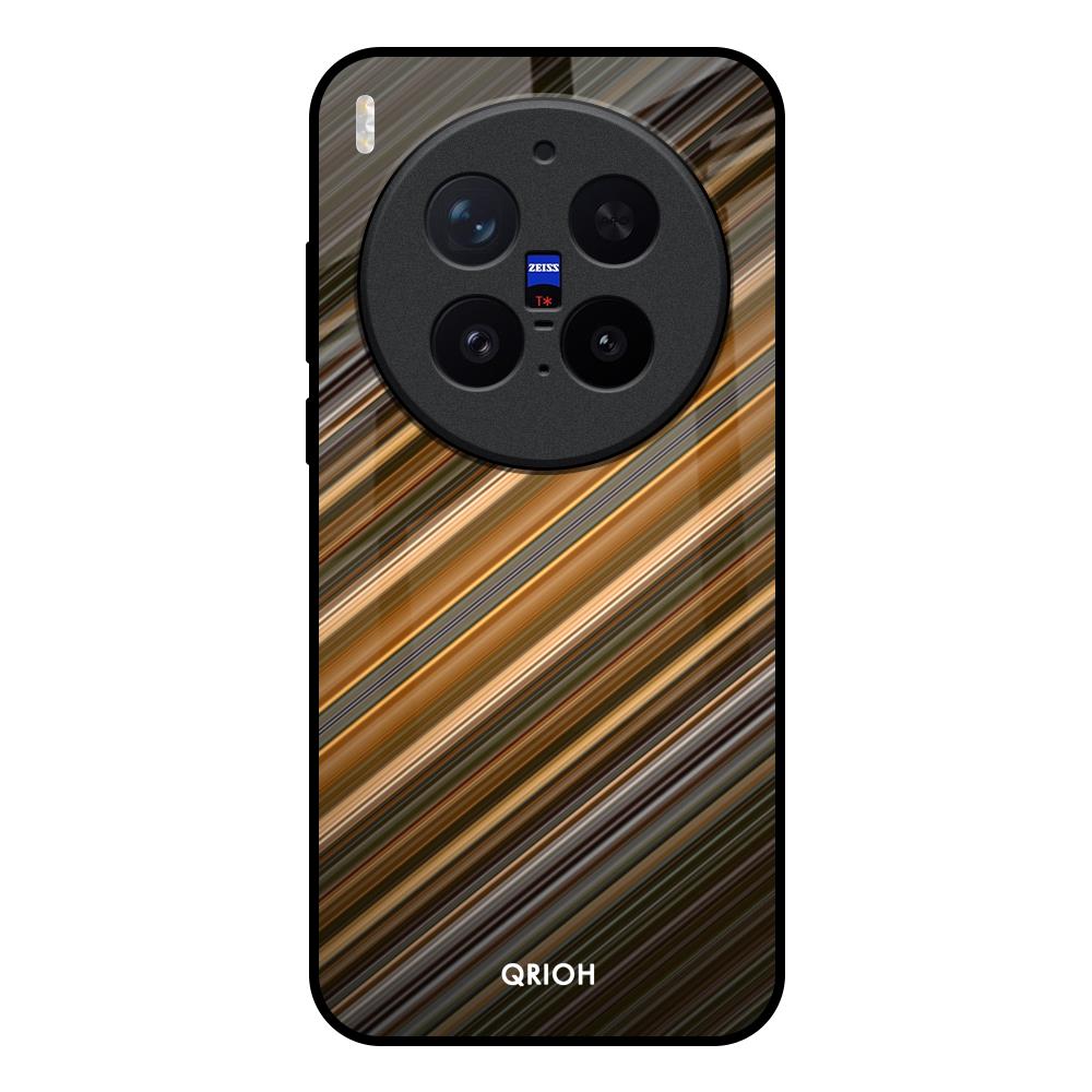 Diagonal Slash Pattern Vivo X300 Pro 5G Glass Back Cover Online