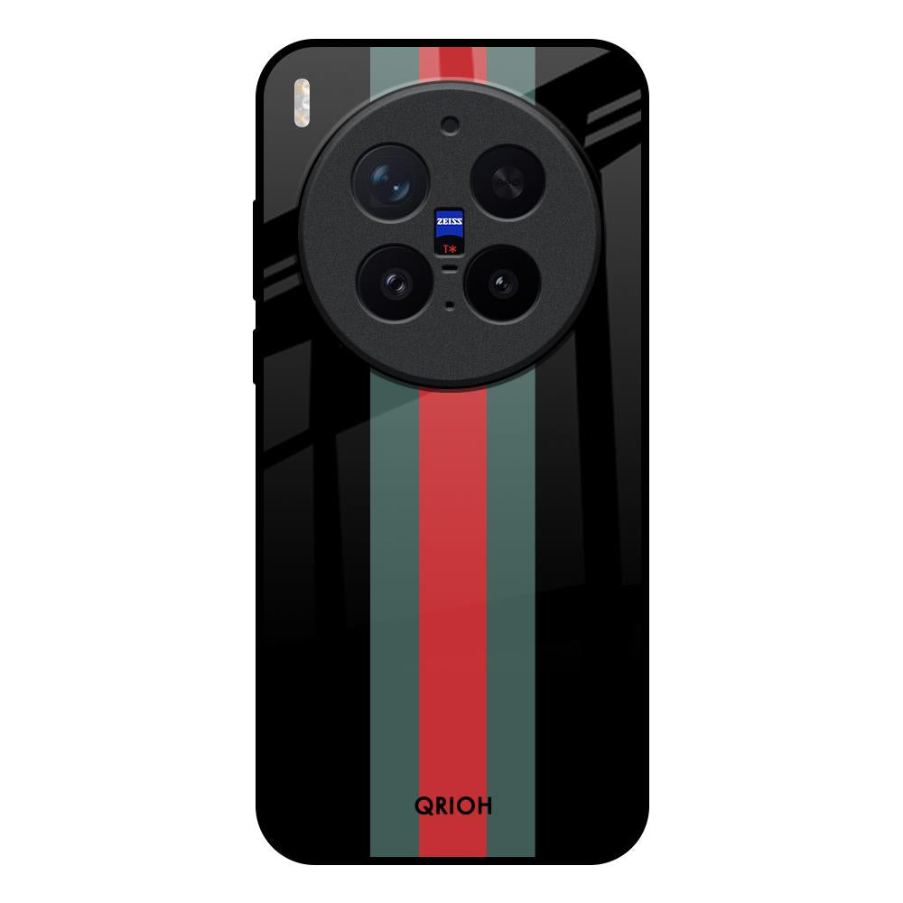 Vertical Stripes Vivo X300 Pro 5G Glass Back Cover Online