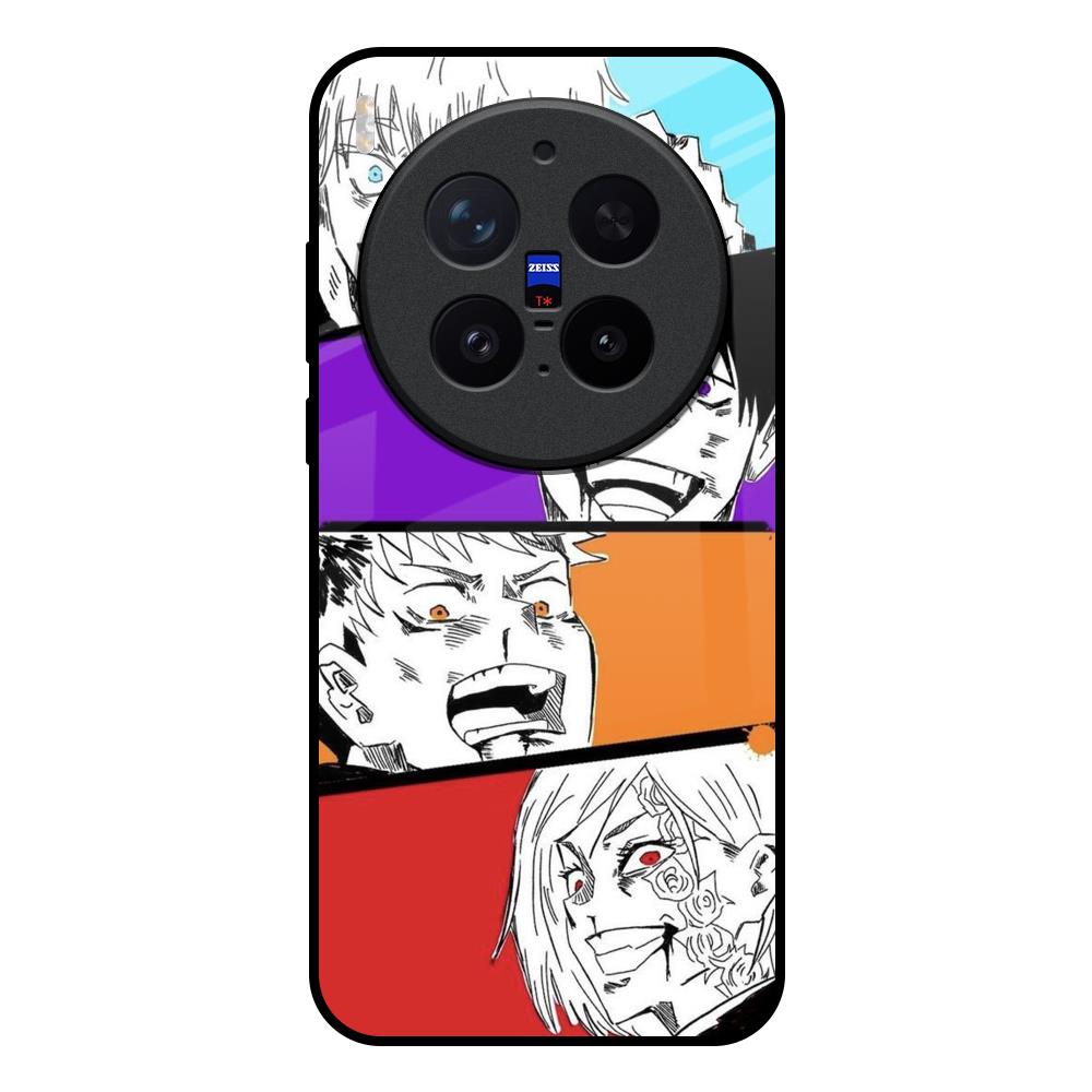Anime Sketch Vivo X300 Pro 5G Glass Back Cover Online