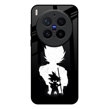 Monochrome Goku Vivo X300 Pro 5G Glass Back Cover Online