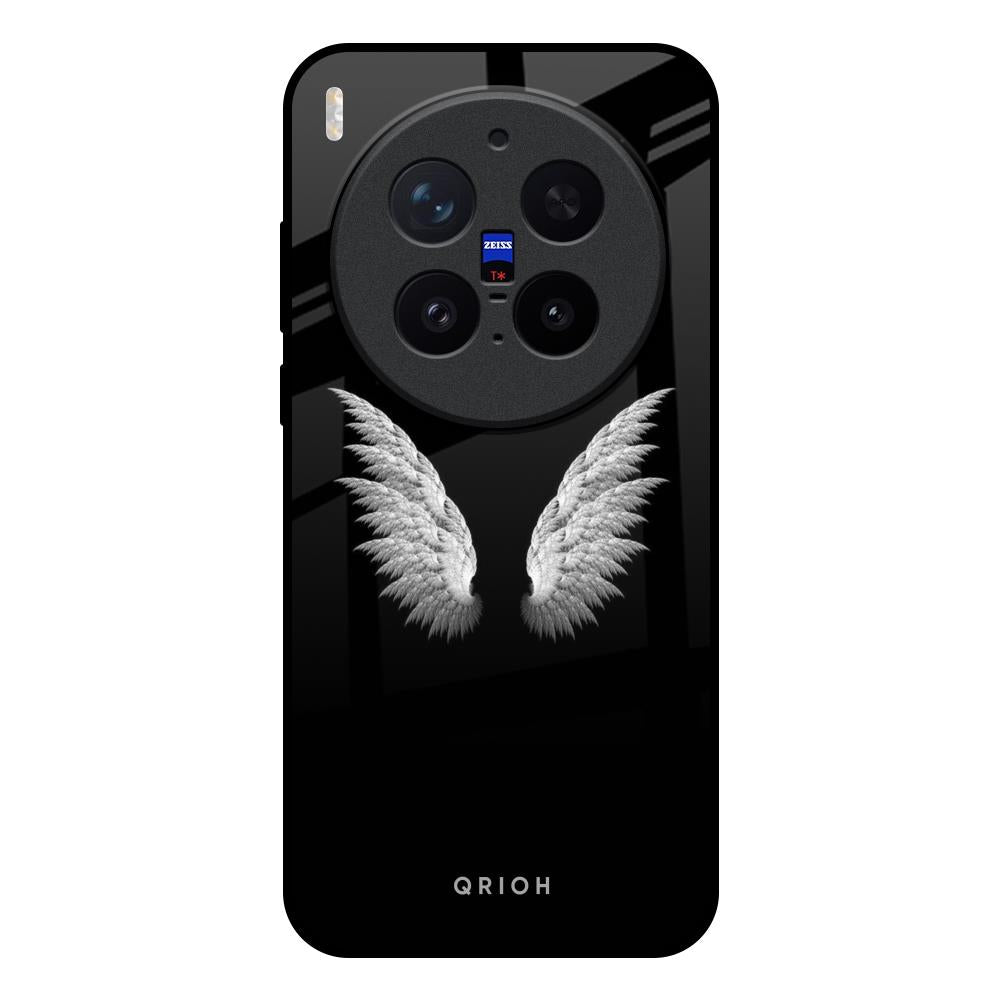 White Angel Wings Vivo X300 Pro 5G Glass Back Cover Online