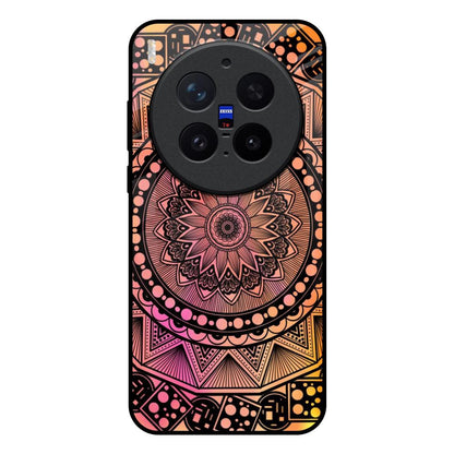 Floral Mandala Vivo X300 Pro 5G Glass Back Cover Online