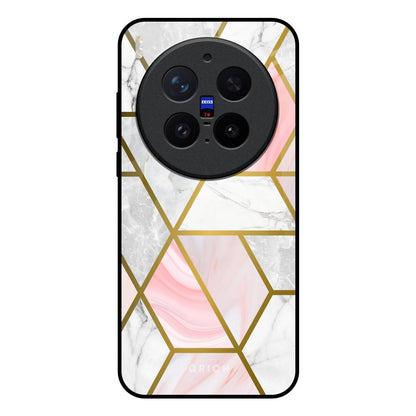 Geometrical Marble Vivo X300 Pro 5G Glass Back Cover Online