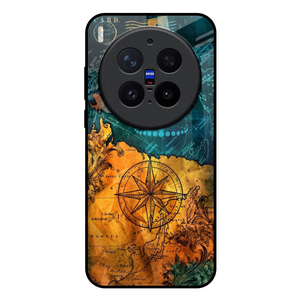 Architecture Map Vivo X300 Pro 5G Glass Back Cover Online