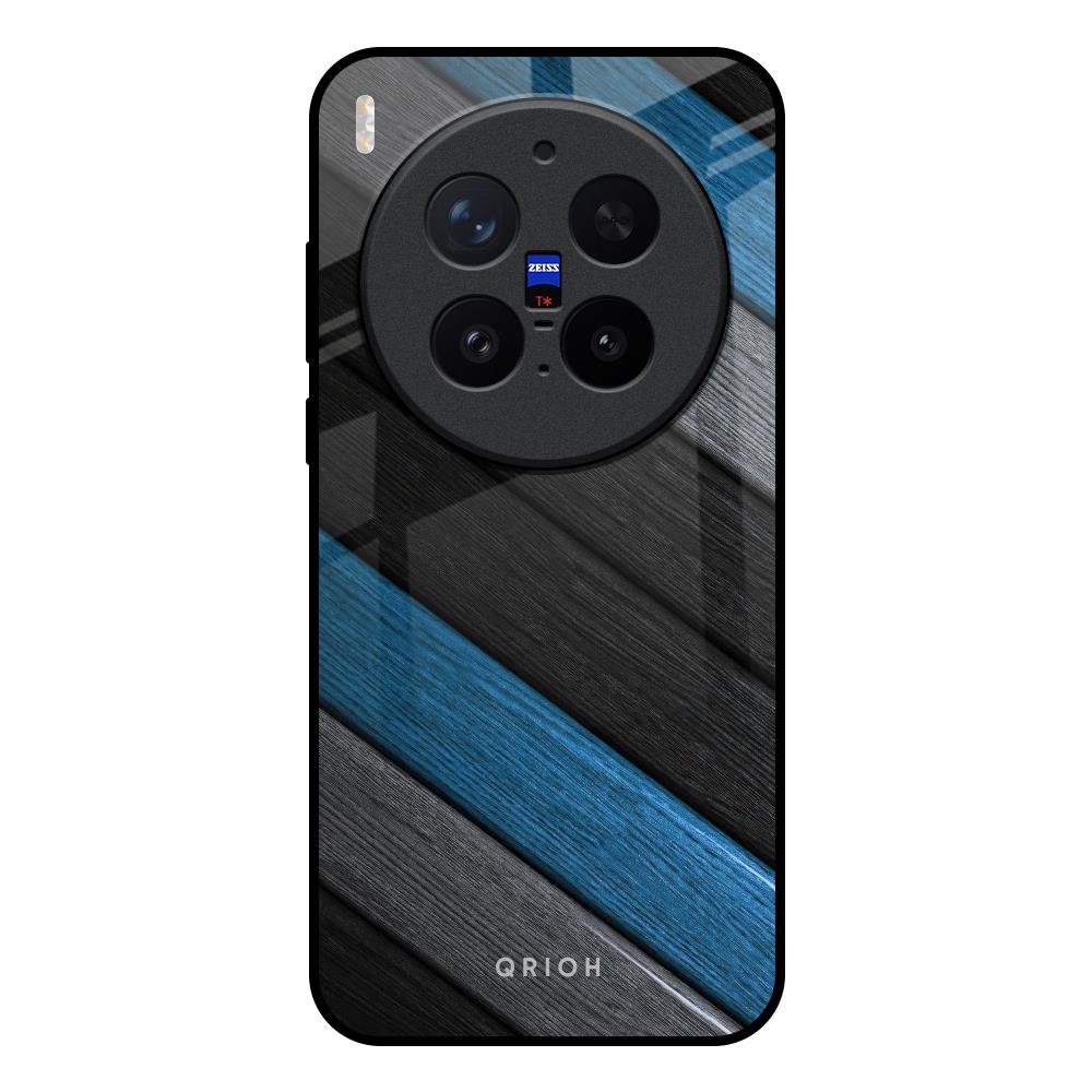 Multicolor Wooden Effect Vivo X300 Pro 5G Glass Back Cover Online