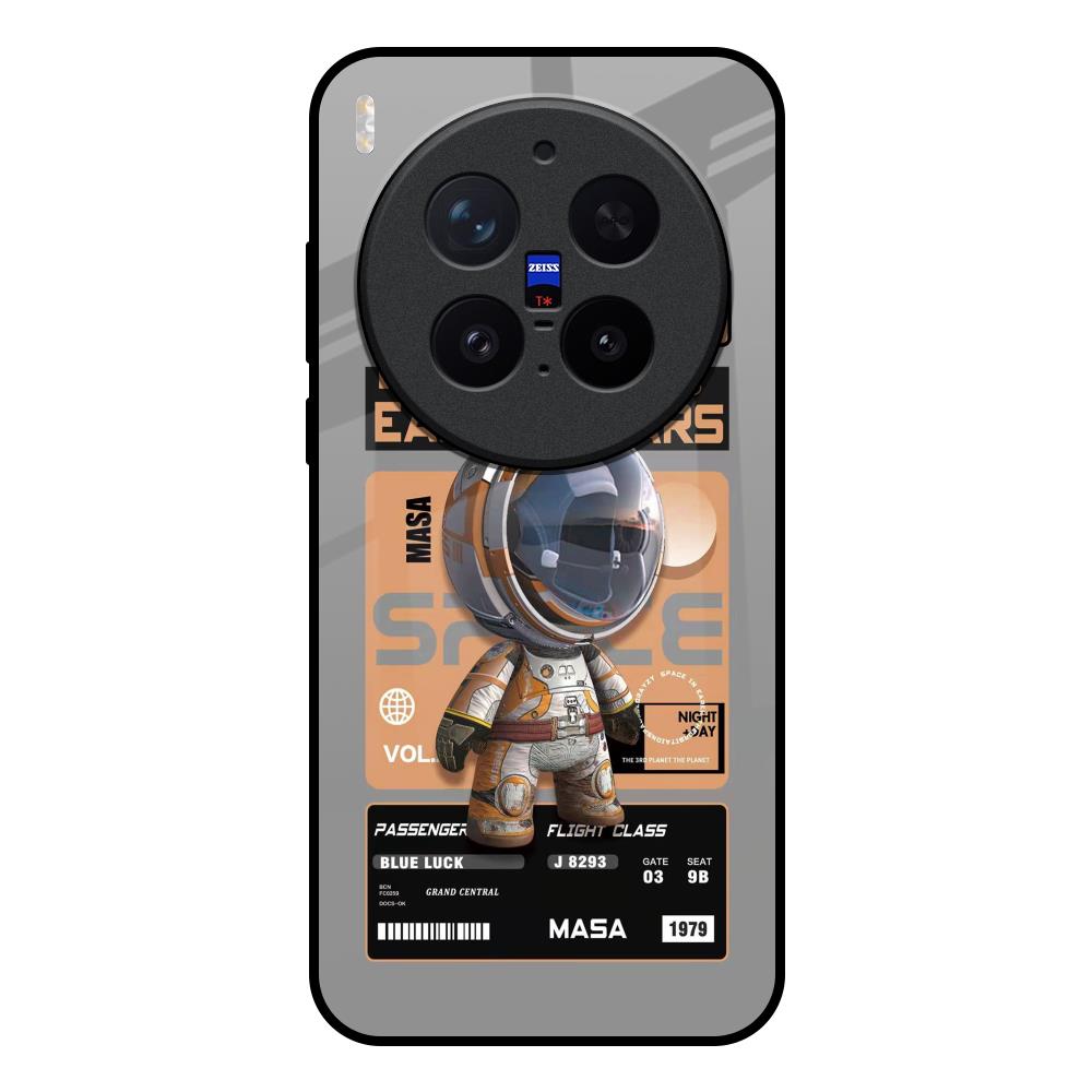 Space Ticket Vivo X300 Pro 5G Glass Back Cover Online