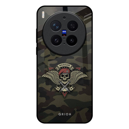 Army Warrior Vivo X300 Pro 5G Glass Back Cover Online