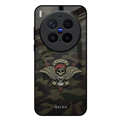 Army Warrior Vivo X300 Pro 5G Glass Back Cover Online