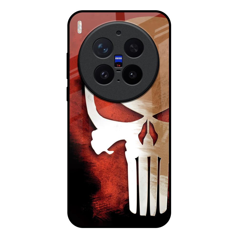 Red Skull Vivo X300 Pro 5G Glass Back Cover Online