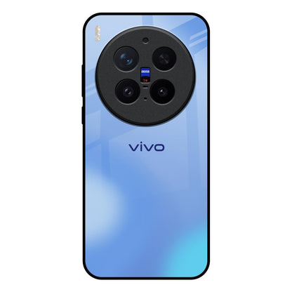 Vibrant Blue Texture Vivo X300 Pro 5G Glass Back Cover Online