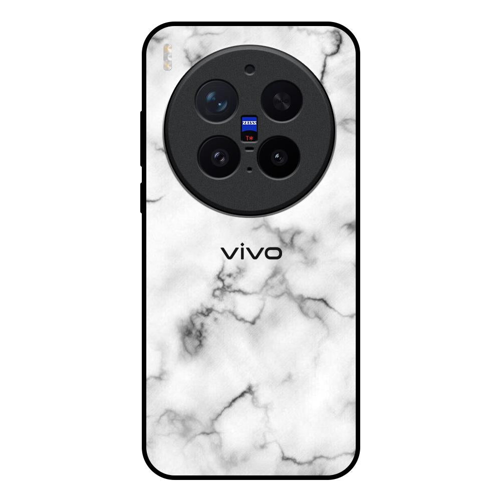 Satin White Marble Vivo X300 Pro 5G Glass Back Cover Online