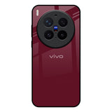 Classic Burgundy Vivo X300 Pro 5G Glass Back Cover Online