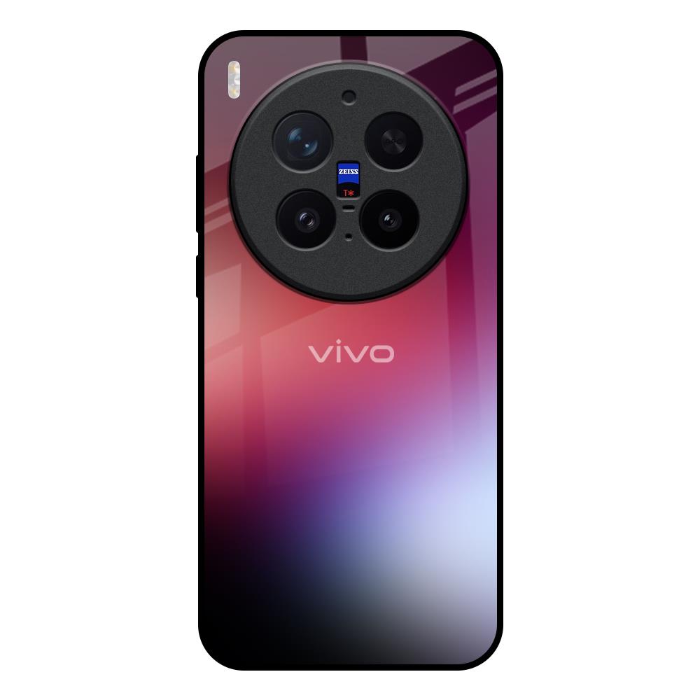 Gaussian Red Vivo X300 Pro 5G Glass Back Cover Online