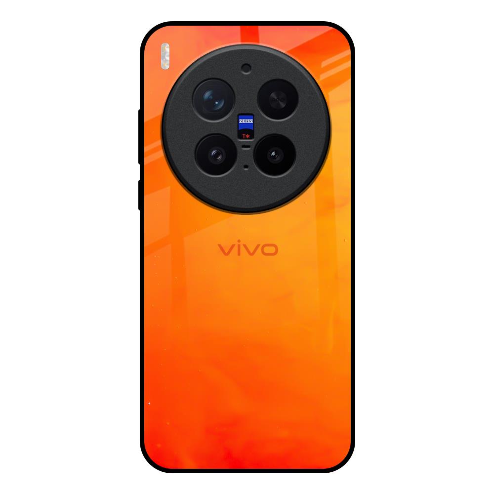 Tangy Orange Vivo X300 Pro 5G Glass Back Cover Online