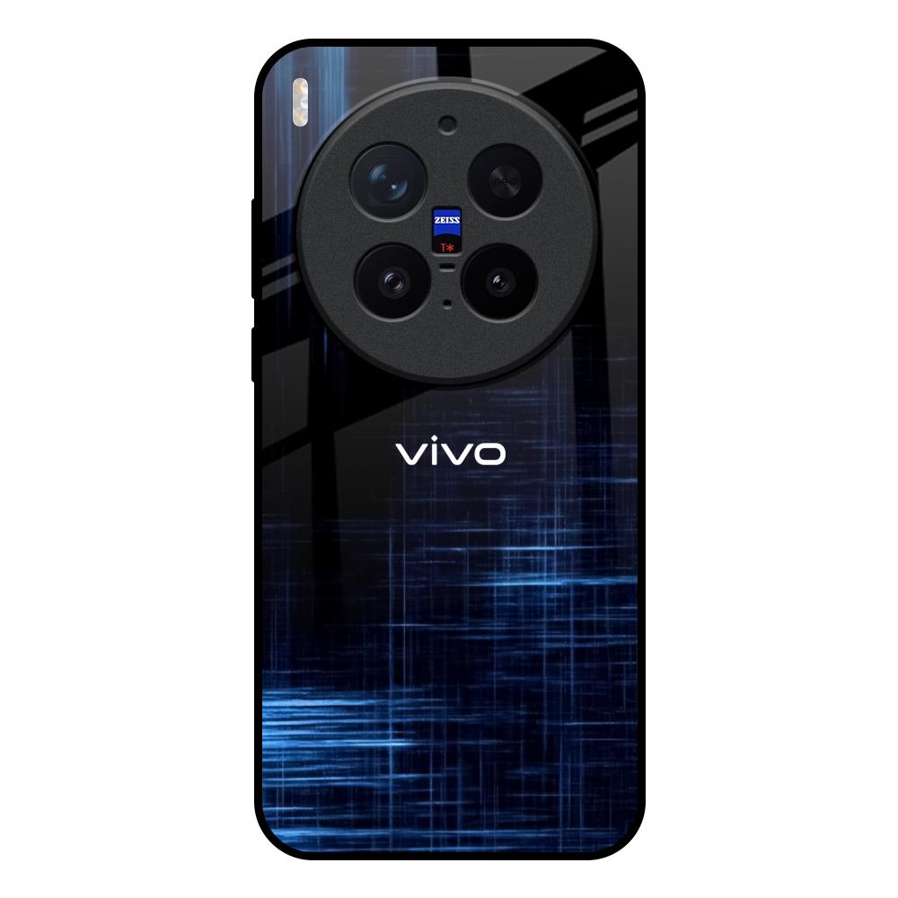 Blue Scratch Vivo X300 Pro 5G Glass Back Cover Online