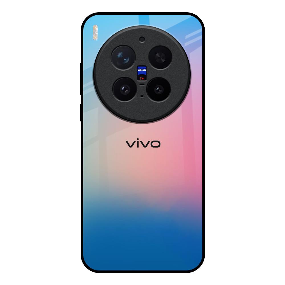 Blue & Pink Ombre Vivo X300 Pro 5G Glass Back Cover Online