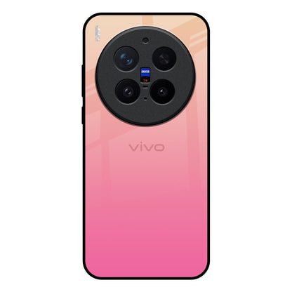 Pastel Pink Gradient Vivo X300 Pro 5G Glass Back Cover Online