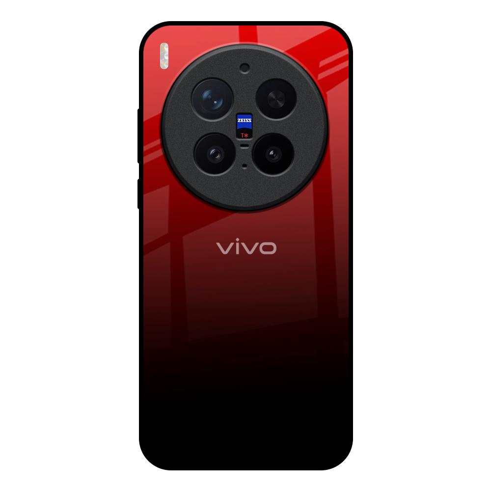 Maroon Faded Vivo X300 Pro 5G Glass Back Cover Online