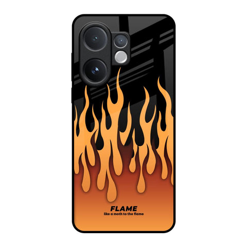 Fire Flame Vivo V60e 5G Glass Back Cover Online