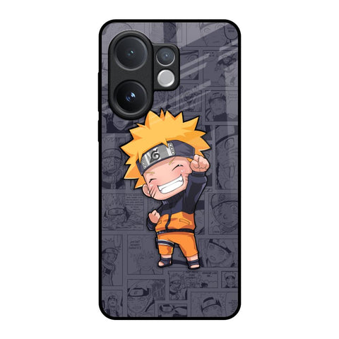 Orange Chubby Vivo V60e 5G Glass Back Cover Online