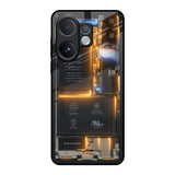 Glow Up Skeleton Vivo V60e 5G Glass Back Cover Online
