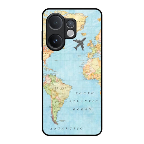 Travel Map Vivo V60e 5G Glass Back Cover Online
