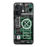 Green Camo Circuit Vivo V60e 5G Glass Back Cover Online