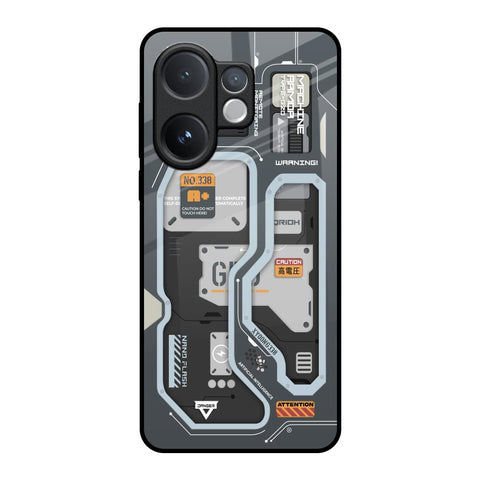 Retro Futuristic Vivo V60e 5G Glass Back Cover Online