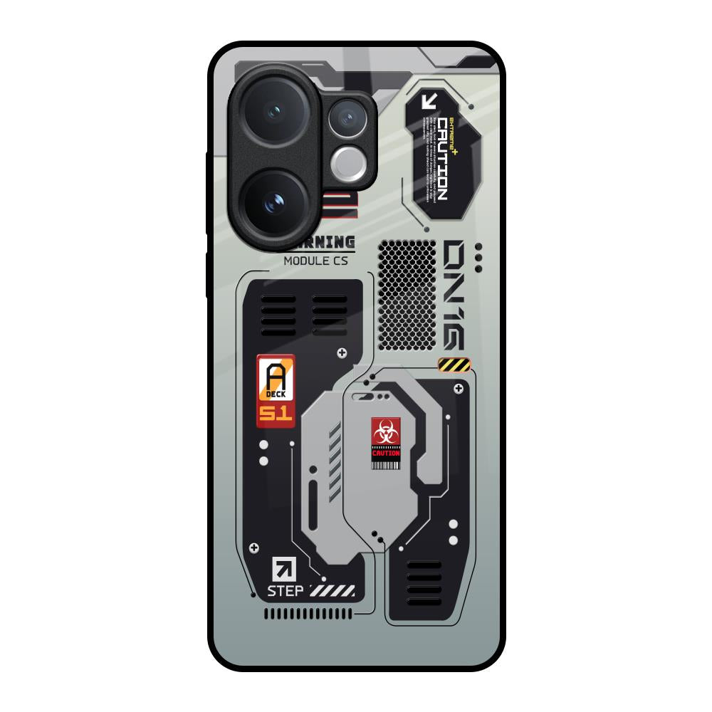 Techno Vibes Vivo V60e 5G Glass Back Cover Online