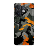 Camouflage Orange Vivo V60e 5G Glass Back Cover Online