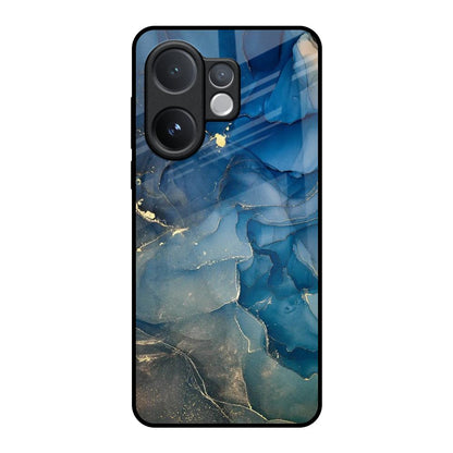 Blue Cool Marble Vivo V60e 5G Glass Back Cover Online