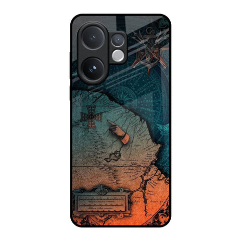 Geographical Map Vivo V60e 5G Glass Back Cover Online