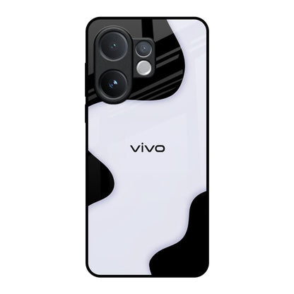 Wheat Cream Wavy Vivo V60e 5G Glass Back Cover Online