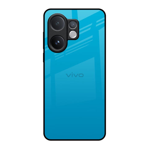 Blue Aqua Vivo V60e 5G Glass Back Cover Online