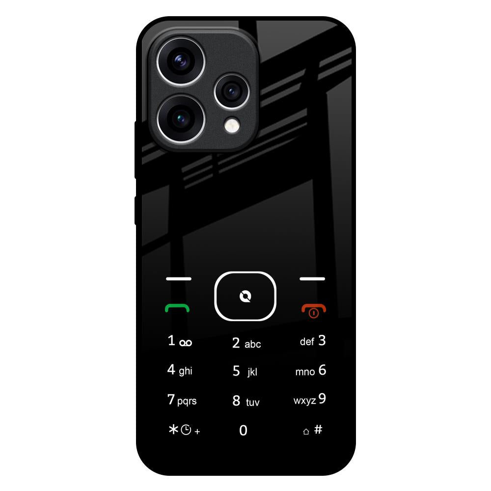Classic Keypad Pattern Oppo Reno15 5G Glass Back Cover Online