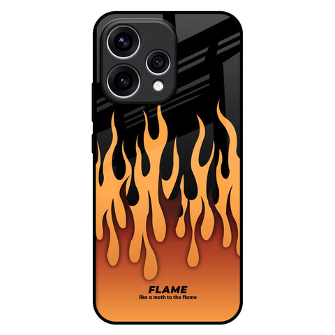 Fire Flame Oppo Reno15 5G Glass Back Cover Online