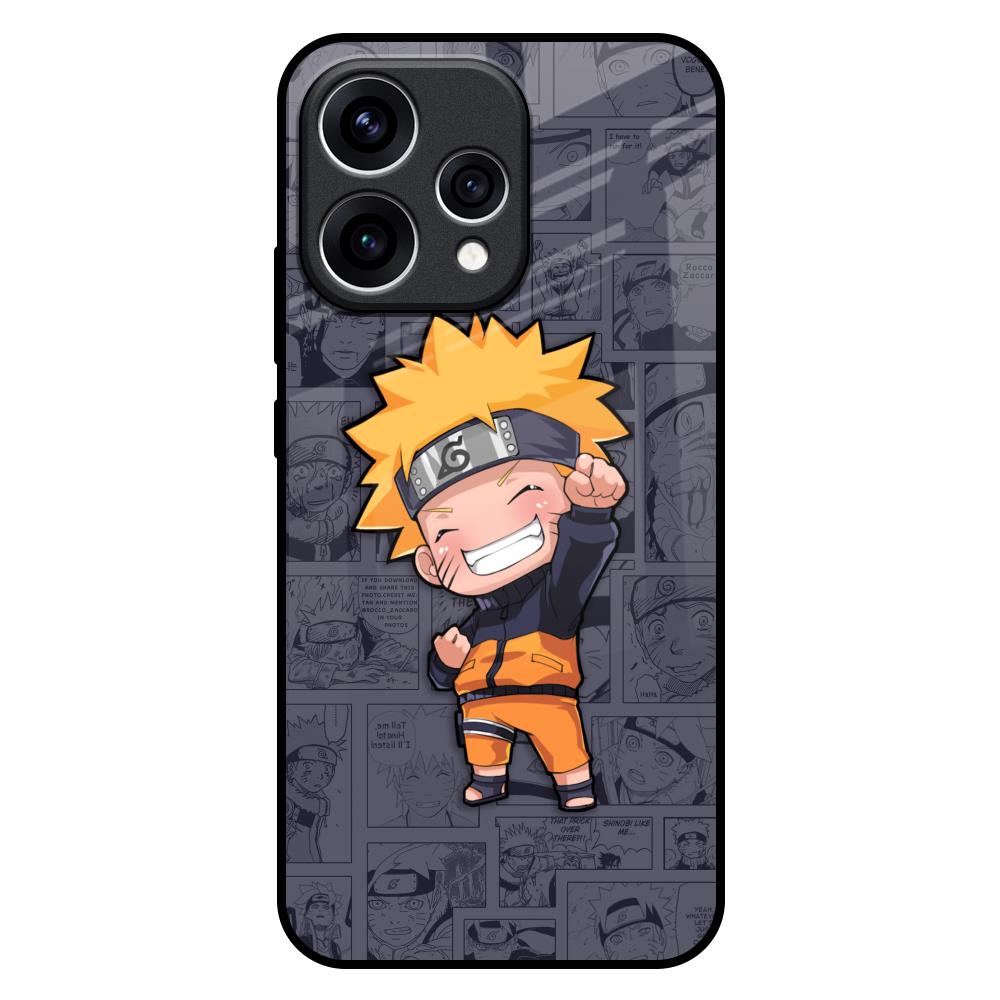 Orange Chubby Oppo Reno15 5G Glass Back Cover Online