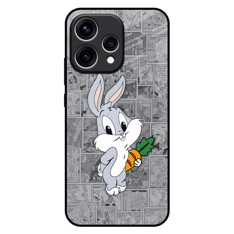 Cute Baby Bunny Oppo Reno15 5G Glass Back Cover Online