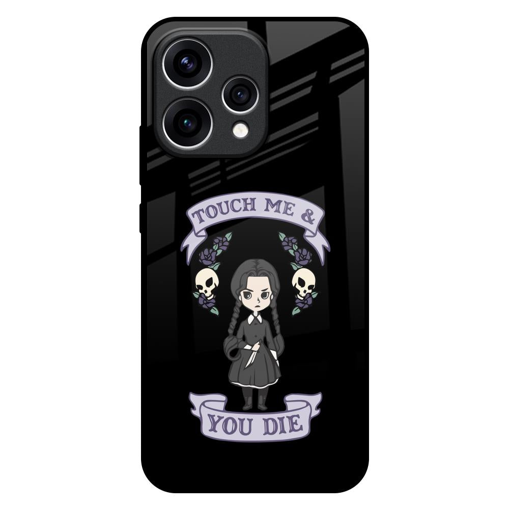 Touch Me & You Die Oppo Reno15 5G Glass Back Cover Online
