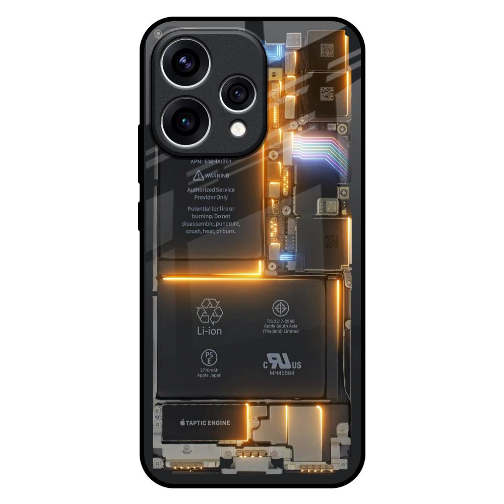 Glow Up Skeleton Oppo Reno15 5G Glass Back Cover Online