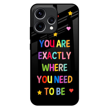 Magical Words Oppo Reno15 5G Glass Back Cover Online