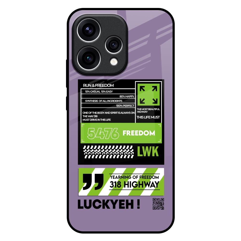 Run & Freedom Oppo Reno15 5G Glass Back Cover Online