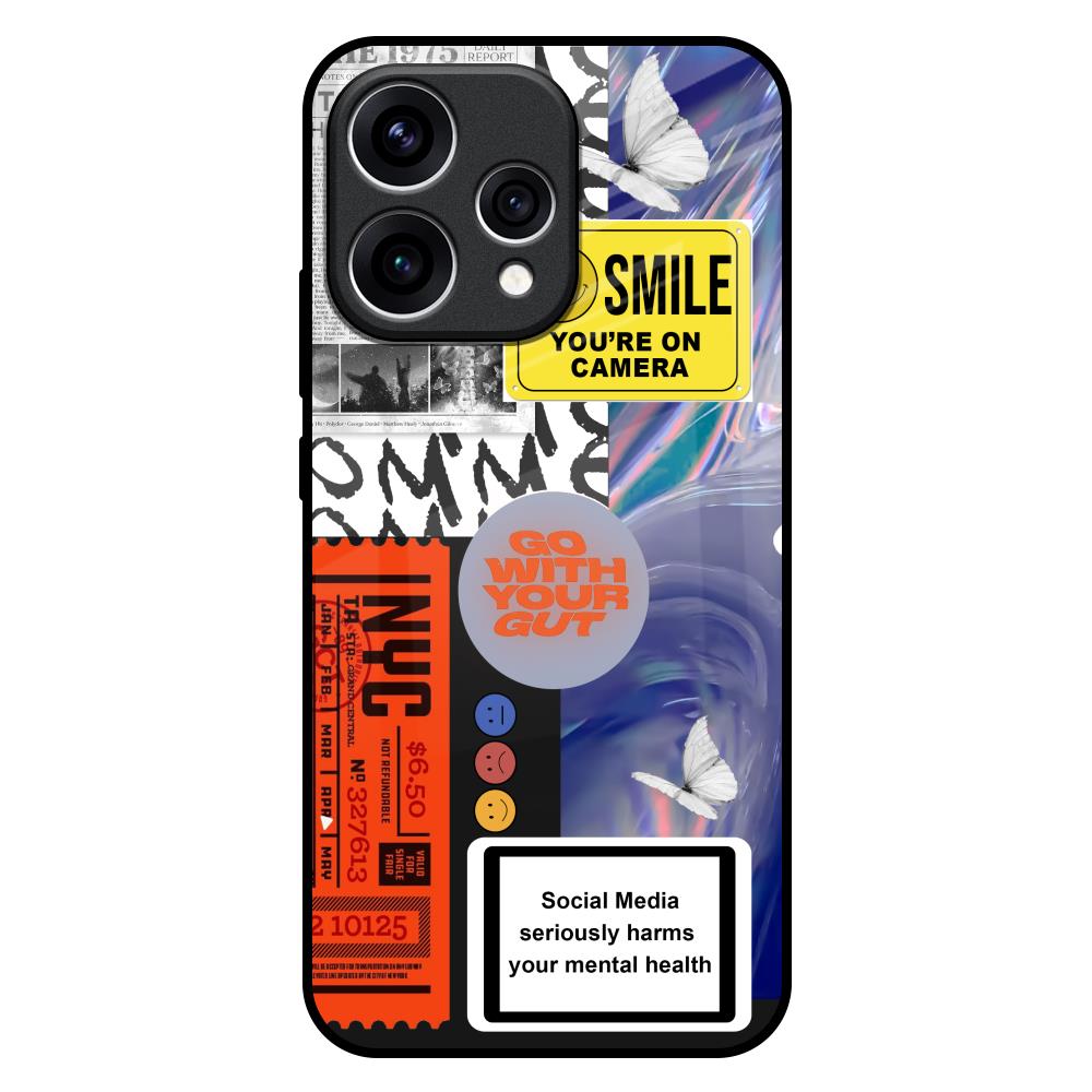 Smile for Camera Oppo Reno15 5G Glass Back Cover Online