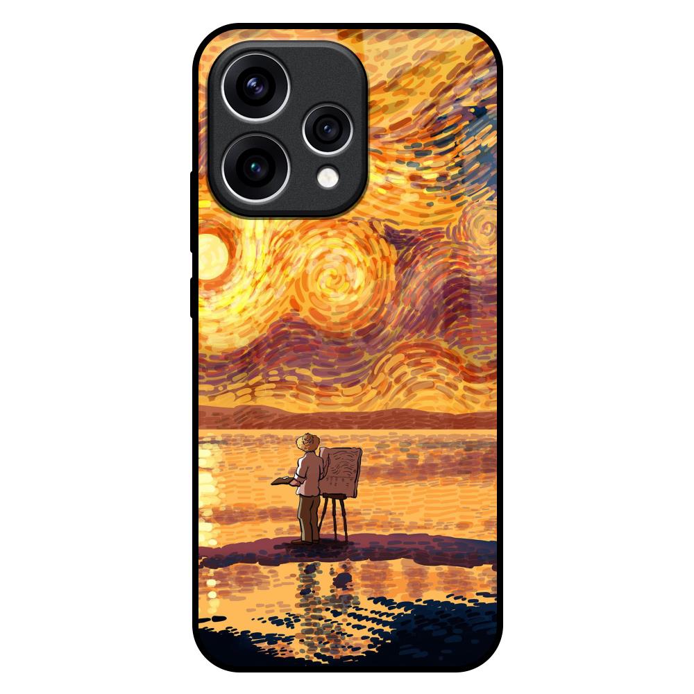 Sunset Vincent Oppo Reno15 5G Glass Back Cover Online