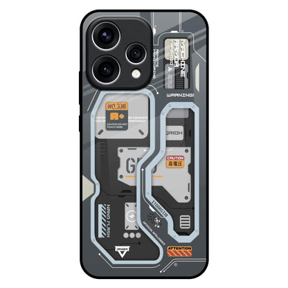 Retro Futuristic Oppo Reno15 5G Glass Back Cover Online