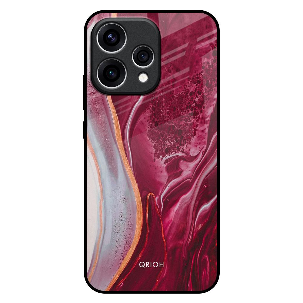 Crimson Ruby Oppo Reno15 5G Glass Back Cover Online